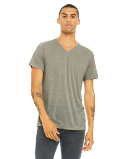 Bella+Canvas Unisex V-Neck T-Shirt 3005 | Stone Marble - Front