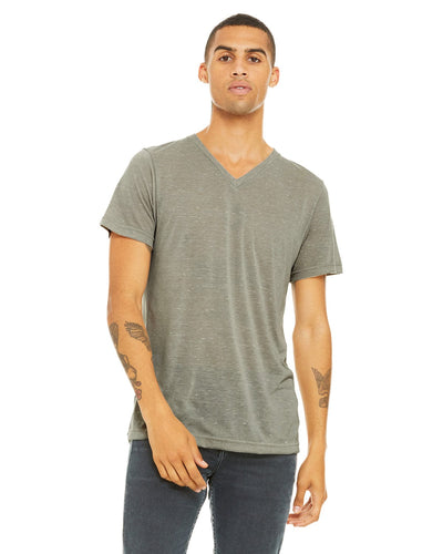 Bella+Canvas Unisex V-Neck T-Shirt 3005 | Stone Marble - Front