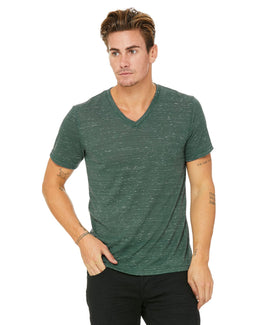 Bella+Canvas Unisex V-Neck T-Shirt 3005 | Forest Marble - Front