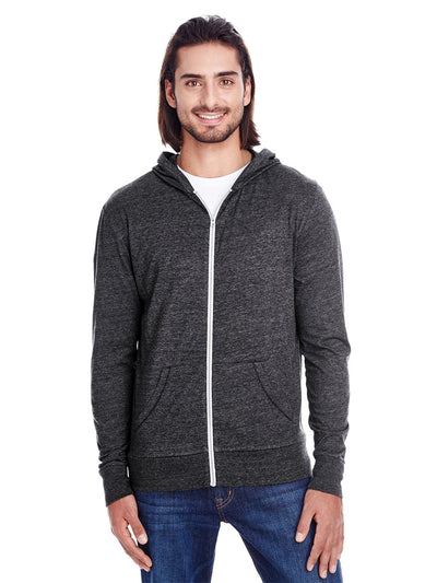 Threadfast Apparel Unisex Triblend Full-Zip Hoodie