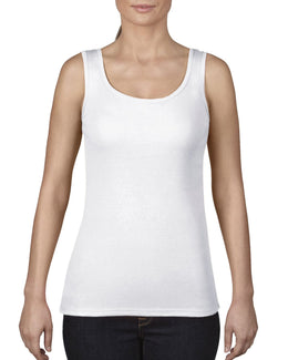Comfort Colors Ladies Midweight Tank 3060L | White - Front