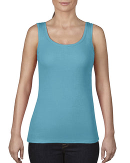 Comfort Colors Ladies Midweight Tank 3060L | Lagoon Blue - Front