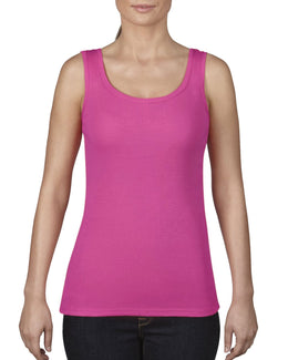 Comfort Colors Ladies Midweight Tank 3060L | Neon Pink - Front