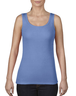 Comfort Colors Ladies Midweight Tank 3060L | Flo Blue - Front