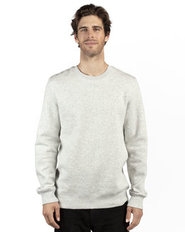 Threadfast Apparel Unisex Ultimate Crewneck Sweatshirt 320C | Oatmeal Heather - Front