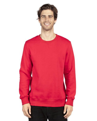 Threadfast Apparel Unisex Ultimate Crewneck Sweatshirt 320C | Red - Front