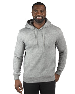Threadfast Apparel Unisex Ultimate Fleece Pullover Hooded Sweatshirt 320H | Heather Grey - Front