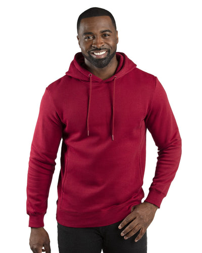 Threadfast Apparel Unisex Ultimate Fleece Pullover Hooded Sweatshirt 320H | Burgundy - Front