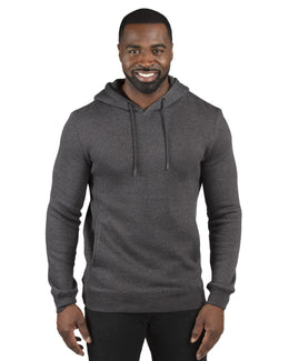Threadfast Apparel Unisex Ultimate Fleece Pullover Hooded Sweatshirt 320H | Charcoal Heather - Front