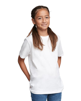 Next Level Boys Premium Short Sleeve Crew Tee 3310 | White - Front