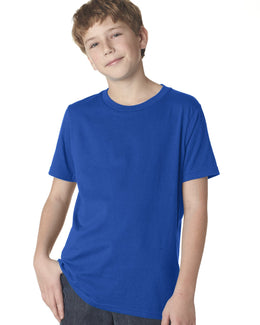 Next Level Boys Premium Short Sleeve Crew Tee 3310 | Royal - Front