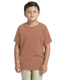 Next Level Boys Premium Short Sleeve Crew Tee 3310 | Desert Pink - Front
