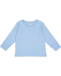 Rabbit Skins Toddler Long Sleeve T-Shirt 3311 | Light Blue - Front