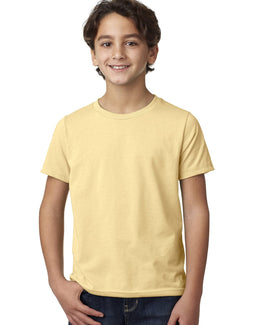 Next Level Boys CVC Crew Tee 3312 | Banana Cream - Front