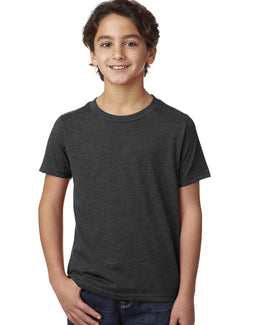 Next Level Boys CVC Crew Tee 3312 | Charcoal - Front