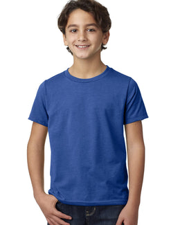 Next Level Boys CVC Crew Tee 3312 | Royal - Front