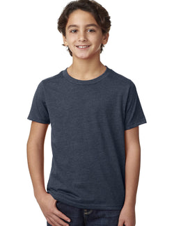 Next Level Boys CVC Crew Tee 3312 | Midnight Navy - Front