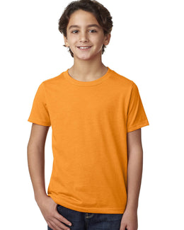 Next Level Boys CVC Crew Tee 3312 | Orange - Front