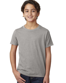 Next Level Boys CVC Crew Tee 3312 | Dark Hthr Gray - Front