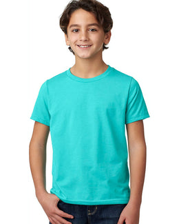 Next Level Boys CVC Crew Tee 3312 | Tahiti Blue - Front