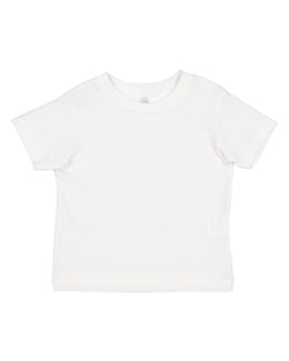 Rabbit Skins Toddler Fine Jersey T-Shirt 3321 | White - Front