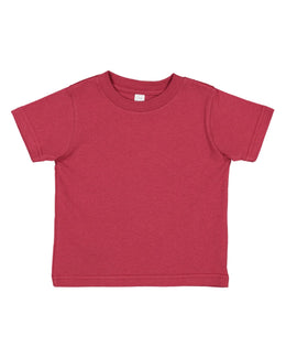 Rabbit Skins Toddler Fine Jersey T-Shirt 3321 | Garnet - Front