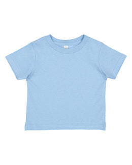 Rabbit Skins Toddler Fine Jersey T-Shirt 3321 | Light Blue - Front