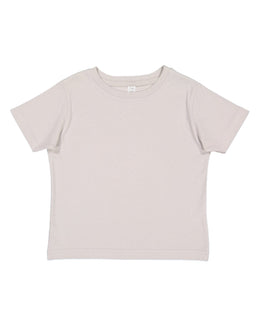 Rabbit Skins Toddler Fine Jersey T-Shirt 3321 | Silver - Front