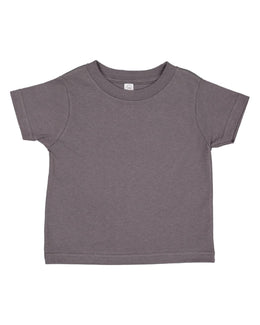 Rabbit Skins Toddler Fine Jersey T-Shirt 3321 | Charcoal - Front