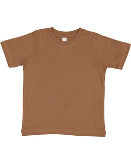 Rabbit Skins Toddler Fine Jersey T-Shirt 3321 | Coyote Brown - Front