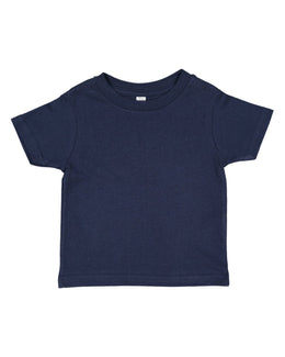 Rabbit Skins Toddler Fine Jersey T-Shirt 3321 | Navy - Front