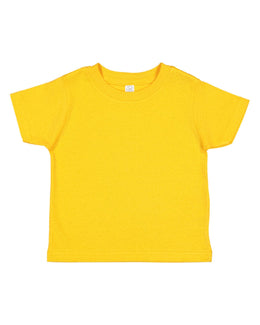 Rabbit Skins Toddler Fine Jersey T-Shirt 3321 | Gold - Front