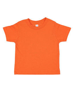 Rabbit Skins Toddler Fine Jersey T-Shirt 3321 | Orange - Front