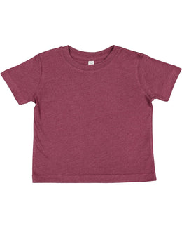 Rabbit Skins Toddler Fine Jersey T-Shirt 3321 | Vintage Burgundy - Front