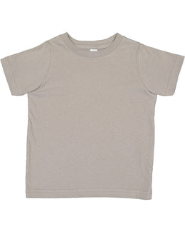 Rabbit Skins Toddler Fine Jersey T-Shirt 3321 | Titanium - Front
