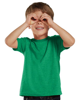 Rabbit Skins Toddler Fine Jersey T-Shirt 3321 | Vintage Green - Front