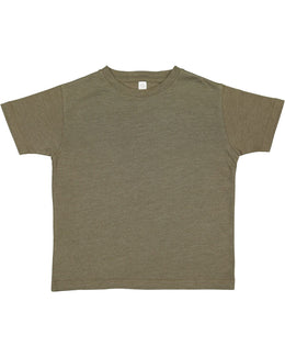 Rabbit Skins Toddler Fine Jersey T-Shirt 3321 | Vnt Military Grn - Front