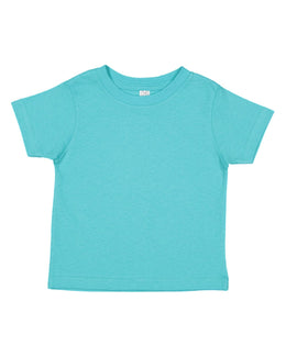 Rabbit Skins Toddler Fine Jersey T-Shirt 3321 | Caribbean - Front