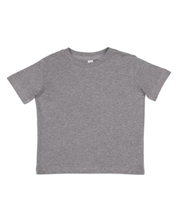 Rabbit Skins Toddler Fine Jersey T-Shirt 3321 | Granite Heather - Front