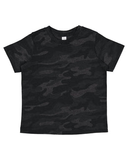 Rabbit Skins Toddler Fine Jersey T-Shirt 3321 | Storm Camo - Front