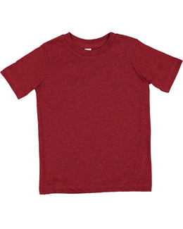 Rabbit Skins Toddler Fine Jersey T-Shirt 3321 | Cardinal Blkout - Front