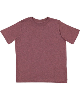 Rabbit Skins Toddler Fine Jersey T-Shirt 3321 | Sangria Blackout - Front