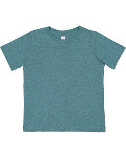 Rabbit Skins Toddler Fine Jersey T-Shirt 3321 | Surf Blackout - Front
