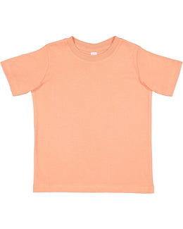 Rabbit Skins Toddler Fine Jersey T-Shirt 3321 | Sunset - Front