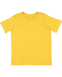 Rabbit Skins Toddler Fine Jersey T-Shirt 3321 | Mustard - Front