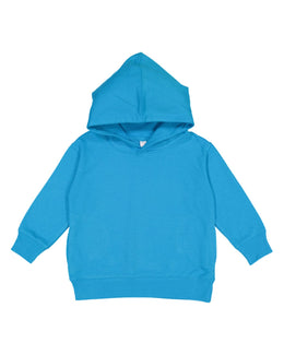Rabbit Skins Toddler Hooded Sweatshirt 3326 | Turquoise - Front