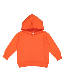 Rabbit Skins Toddler Hooded Sweatshirt 3326 | Orange - Front