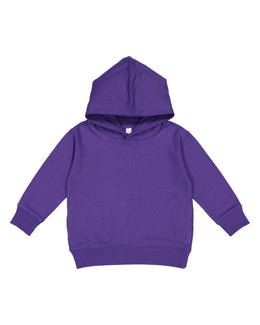 Rabbit Skins Toddler Hooded Sweatshirt 3326 | Purple - Front