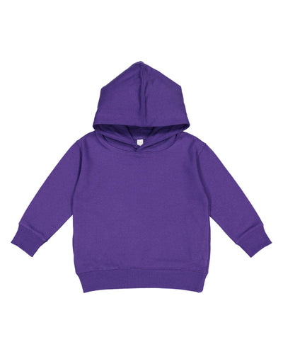 Rabbit Skins Toddler Hooded Sweatshirt 3326 | Purple - Front