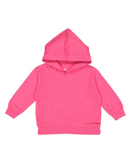 Rabbit Skins Toddler Hooded Sweatshirt 3326 | Vintage Hot Pink - Front